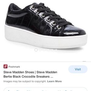 Steve Madden Bertie, Back Crocodile sneakers